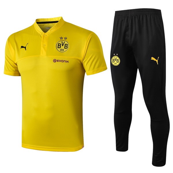 Polo Conjunto Completo Borussia Dortmund 2019/20 Amarillo Negro